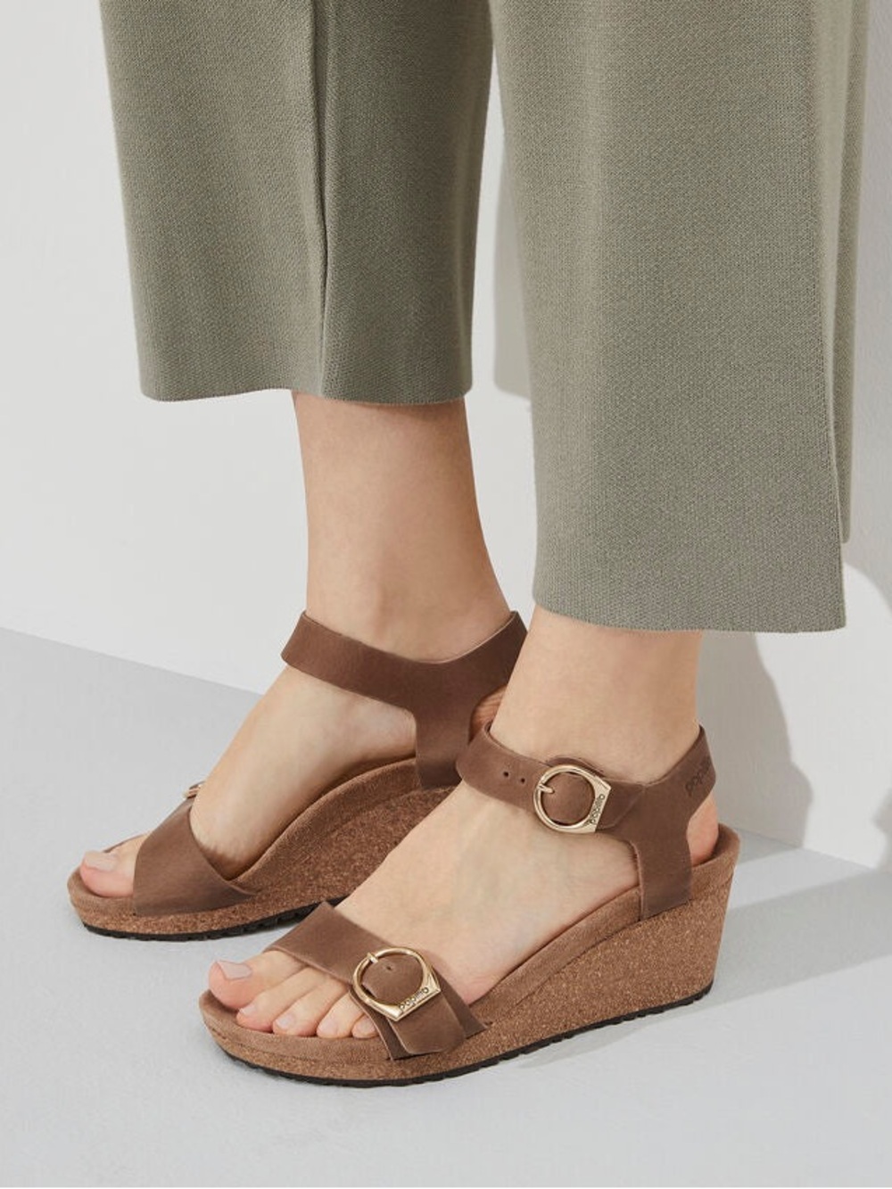 NWB BIRKENSTOCK PAPILLIO - SOLEY - brown  OILED LEATHER size 37 L6
